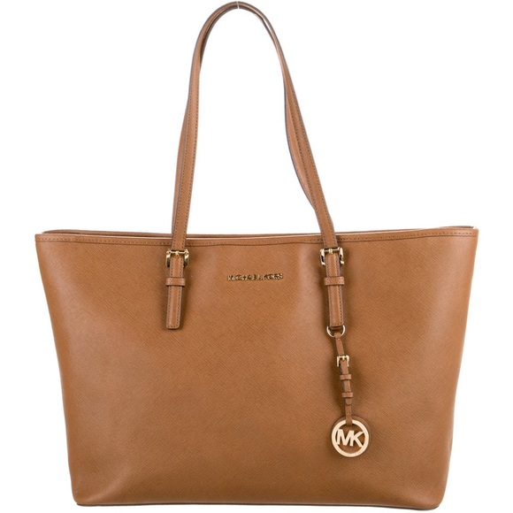 MICHAEL Michael Kors Jet Set Travel Saffiano Tote Purse - Picture 11 of 12